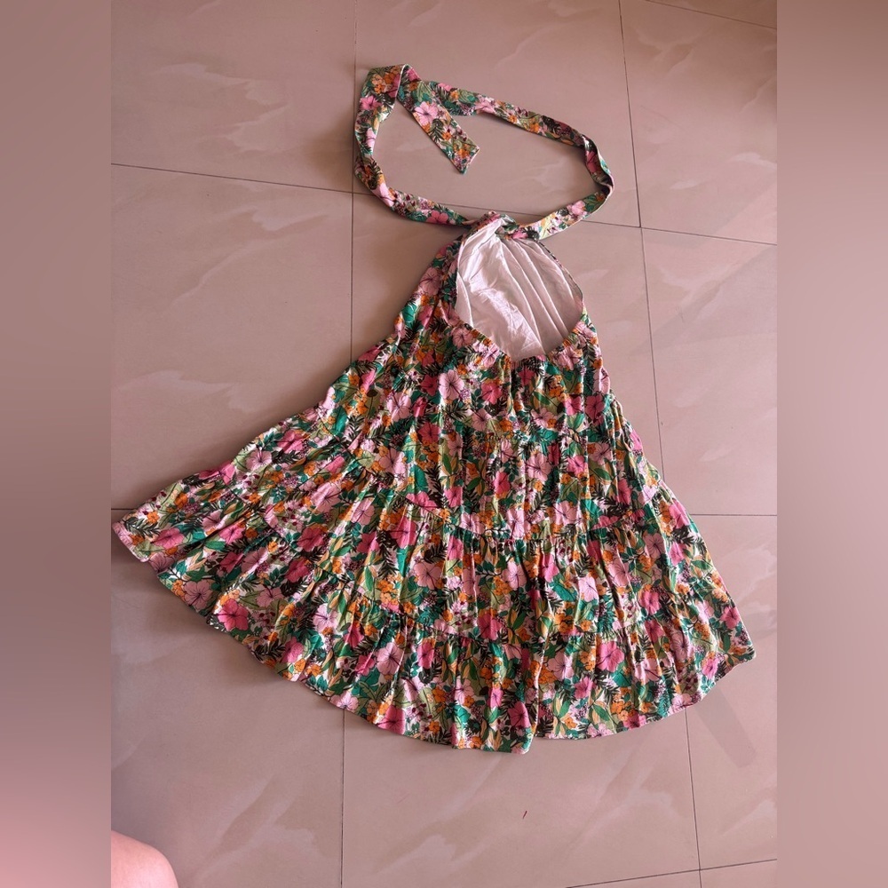 Copper Key Floral Printed
Tiered Halter Dress | Dillard's size small - Picture 7 of 16